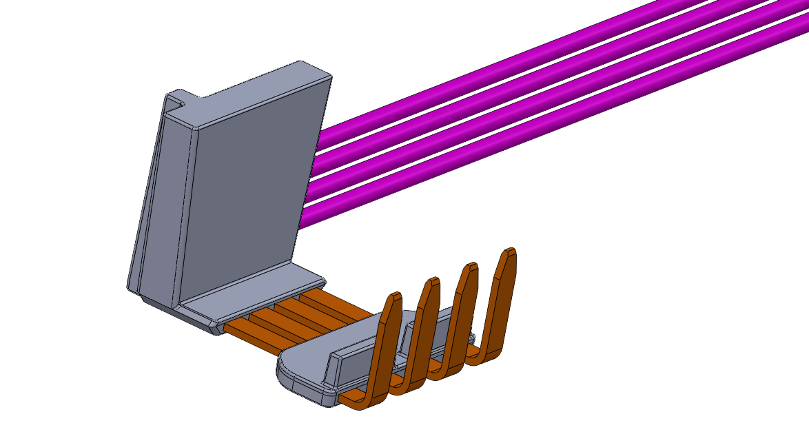 4 Pin Over-molded Connector